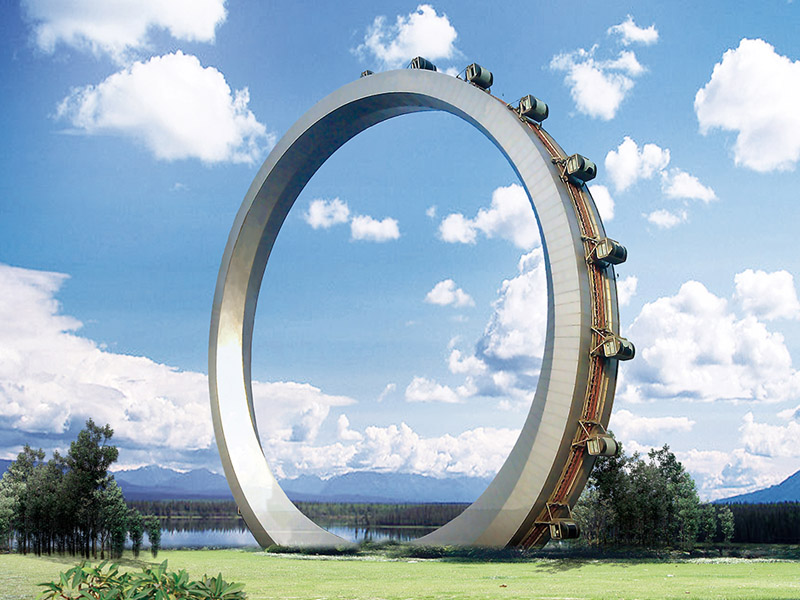 Jinma Rides romantic ferris wheel construction for promotion-2