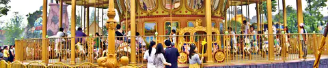 quality carousel by Jinma Rides_Golden Horse