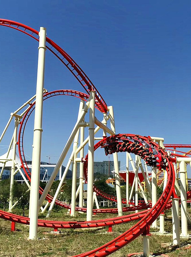 Thrilling Amusement Roller Coaster Tilting Coaster Ksc-24b | Jinma