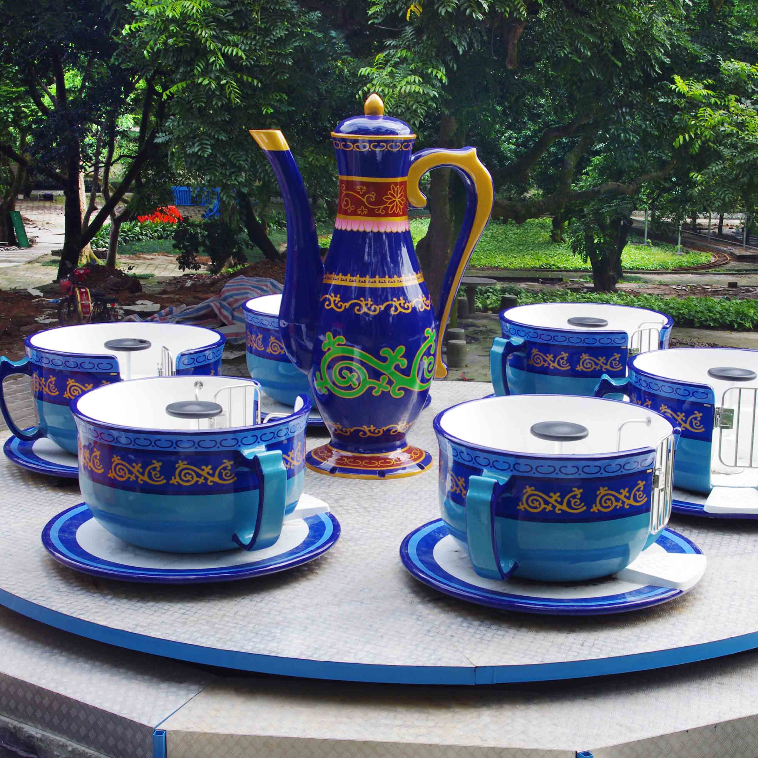 Family Children Tea Cup Park Ride  ZB-24A