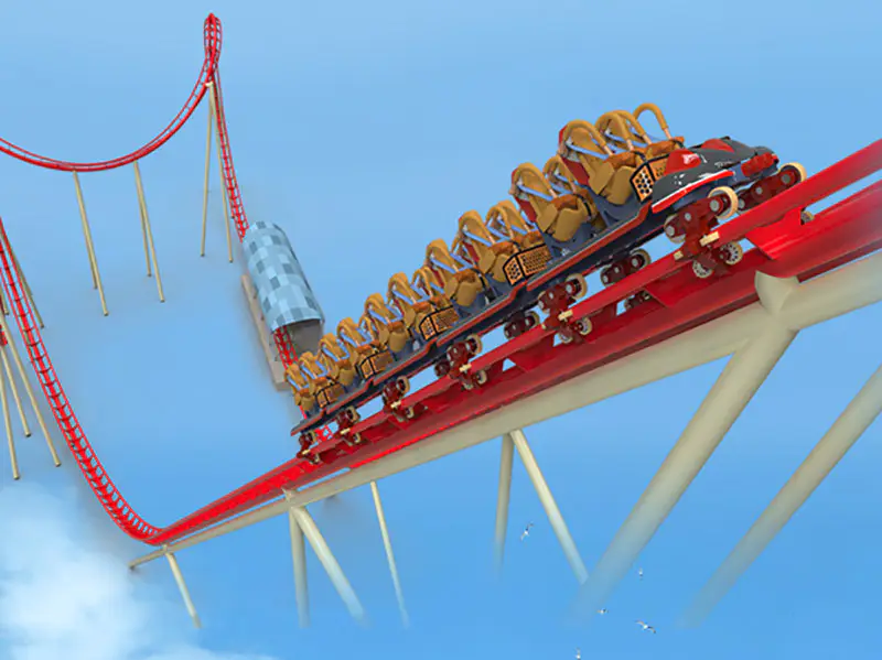 Boomerang Coaster Amusement Park Roller Coasters WFC-20A