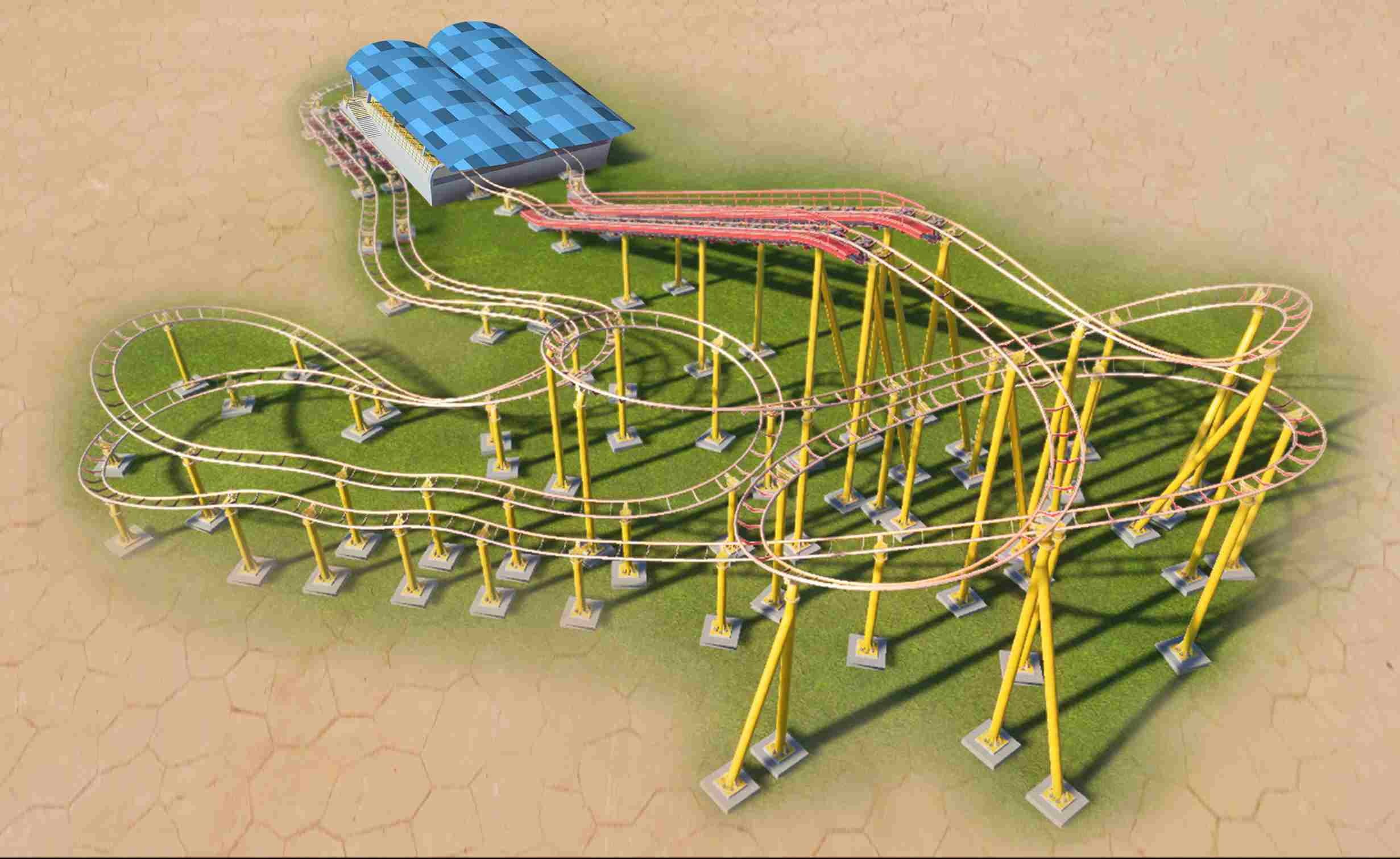 Bulk purchase biggest roller coaster construction for sale-1