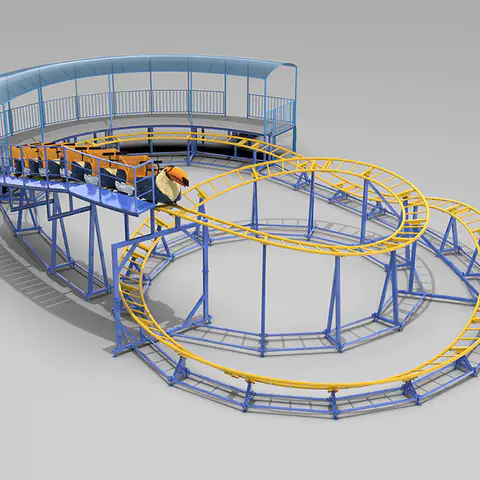 Amusement Park Junior Coaster Family Roller Coasters KSC-12A