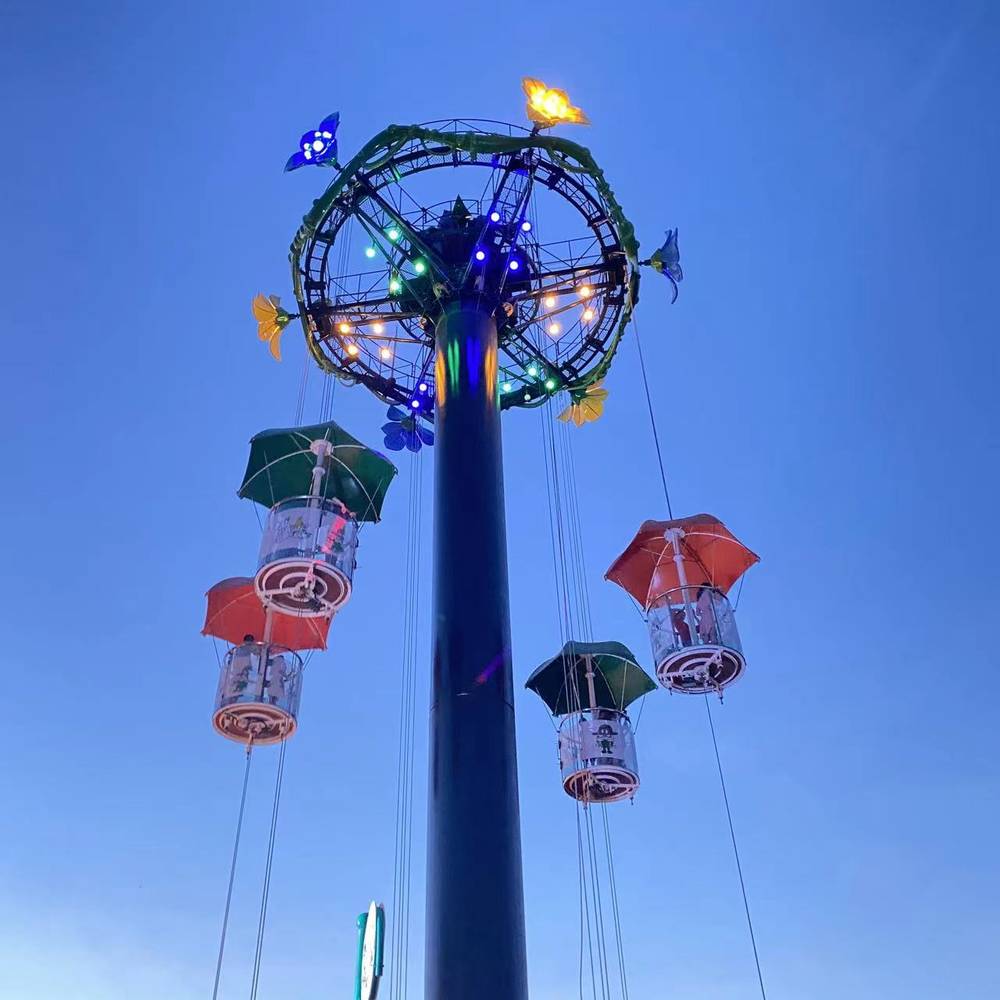 Freefall Ride Parachute Amusement Park Ride TST-24A