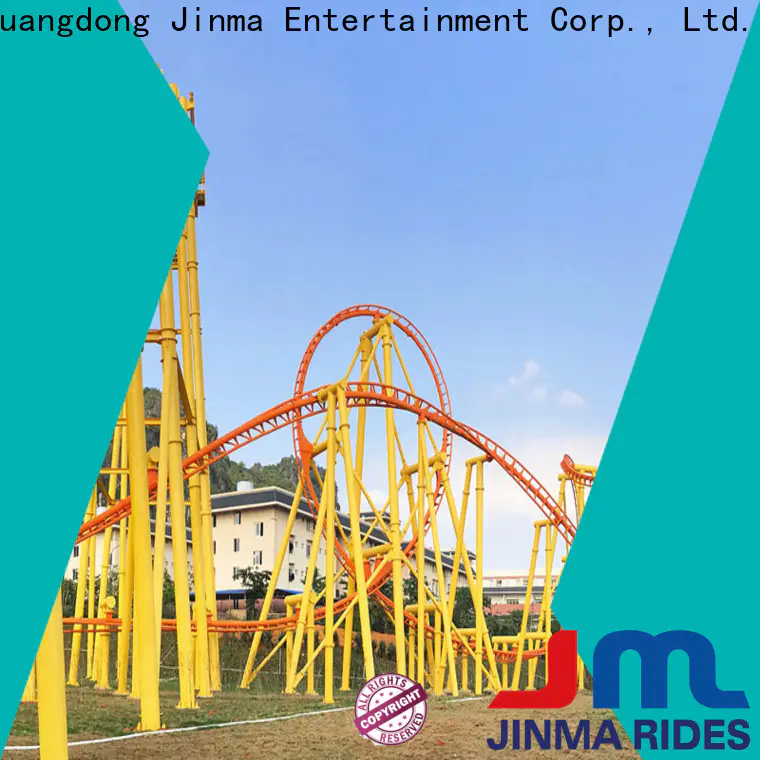 Jinma Rides orange roller coaster Suppliers for sale