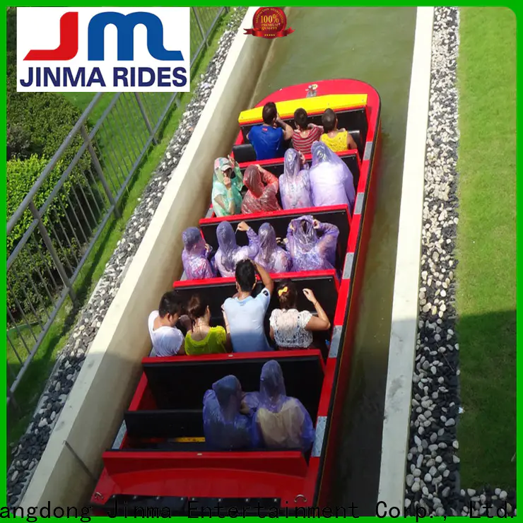 Jinma Rides golden horse roller coaster log flume ride sale for promotion