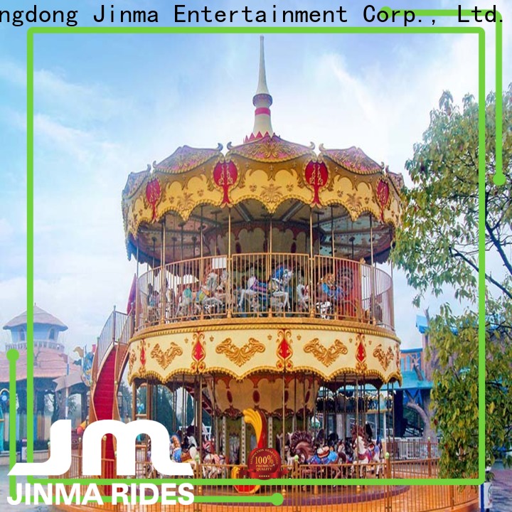 Jinma Rides Оптовая продажа изготовленной на заказ двухэтажной карусели на заводе в продаже