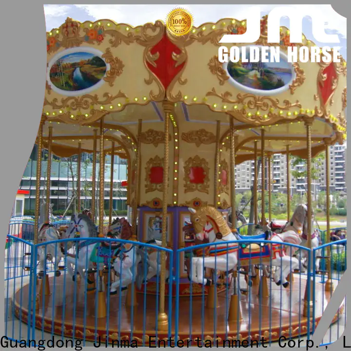 Jinma Rides ferris wheel and carousel builder for promotion