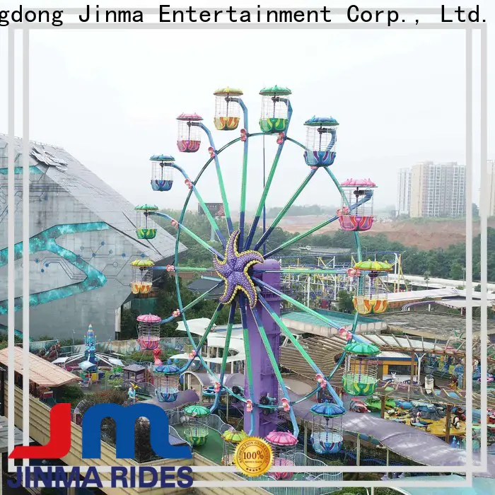 Jinma Rides Jinma Rides double ferris wheel construction for promotion