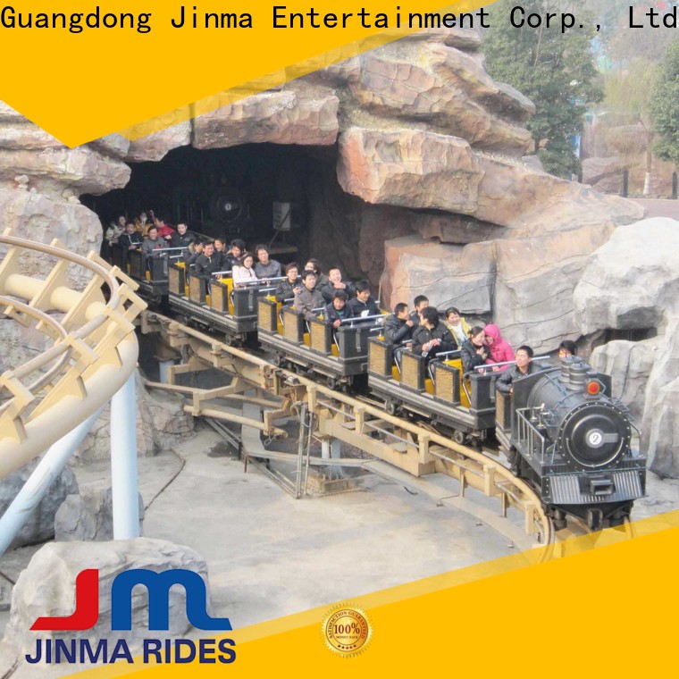 Конструкция прямых американских горок Jinma Rides Top для продвижения