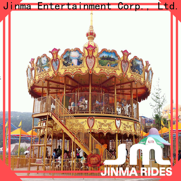 Jinma Rides Bulk purchase best double deck carousel China for sale