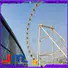 golden horse roller coaster mini ferris wheel construction for sale
