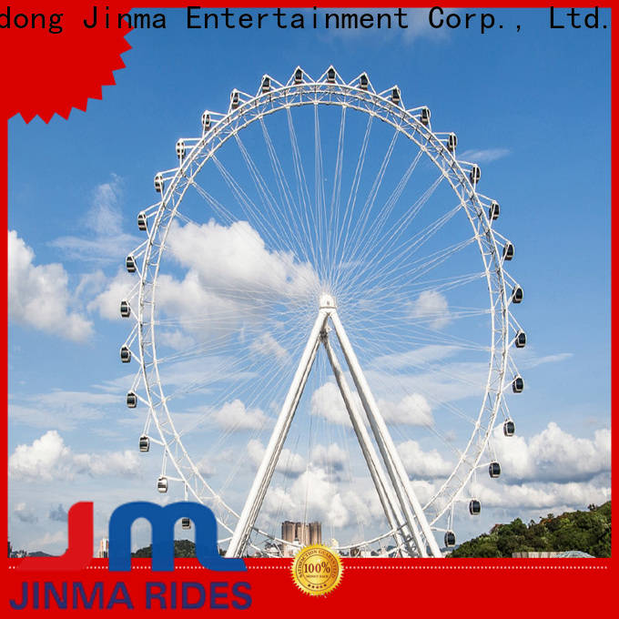 Jinma Rides amusement park ferris wheels construction for promotion