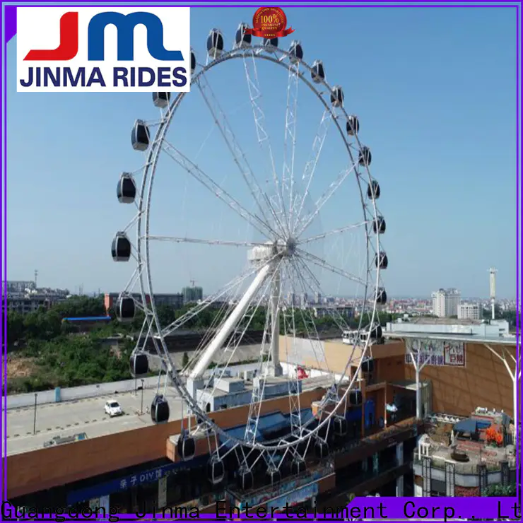 Jinma Rides Wholesale best largest ferris wheel construction for promotion