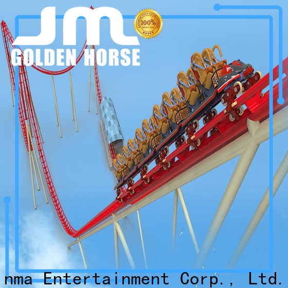 golden horse roller coaster tilting coaster builder on sale