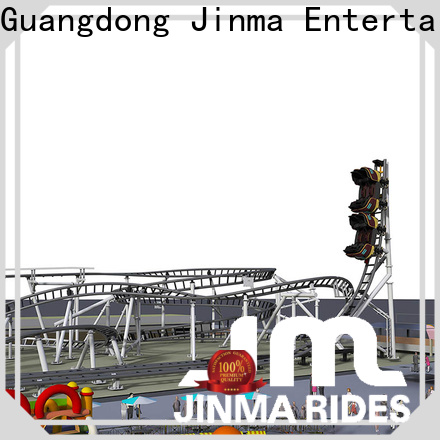 Строительство супер американских горок Jinma Rides для продвижения