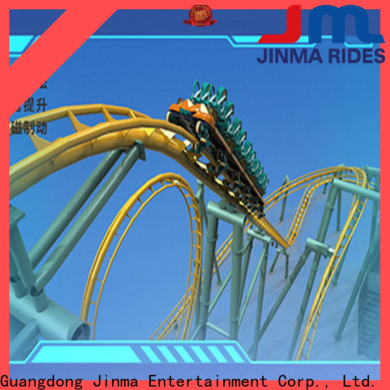 Jinma Rides белая фабрика американских горок для продвижения