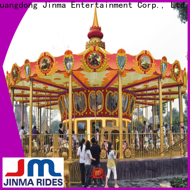 Мини-карусель Jinma Rides Golden Horse на продажу, конструкция на продажу
