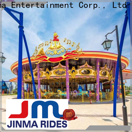 Jinma Rides cavalo dourado montanha-russa parque de diversões carrossel venda para venda