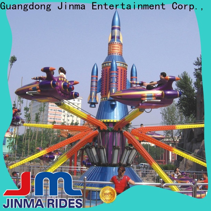 Jinma Rides golden horse roller coaster jets ride construction for promotion