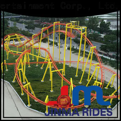Jinma Rides fast roller coaster construction for promotion