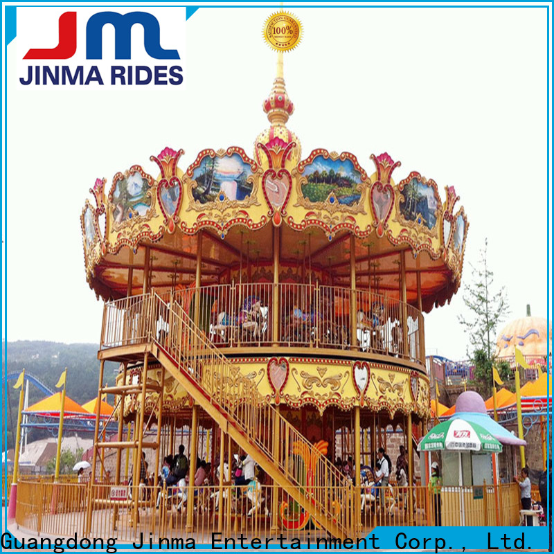 Custom best amusement park merry go round manufacturers for promotion