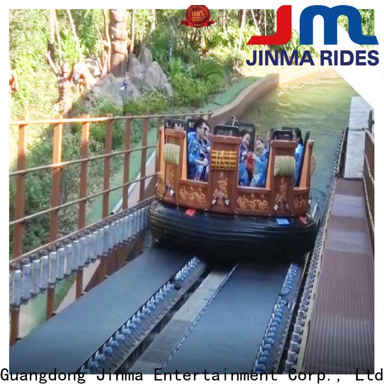 Jinma Rides, компания, занимающаяся поездками на бревенчатых желобах, для продвижения